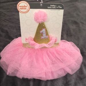 One year Baby tutu set